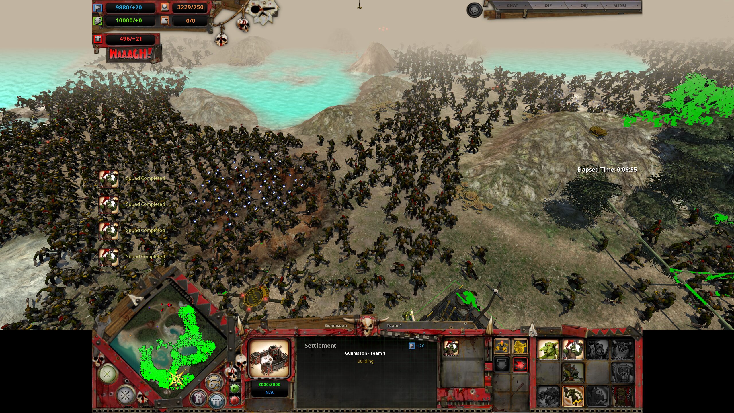 Епічний експеримент: Моддери викликали 47,504 Орк Бойзів у Warhammer 40,000