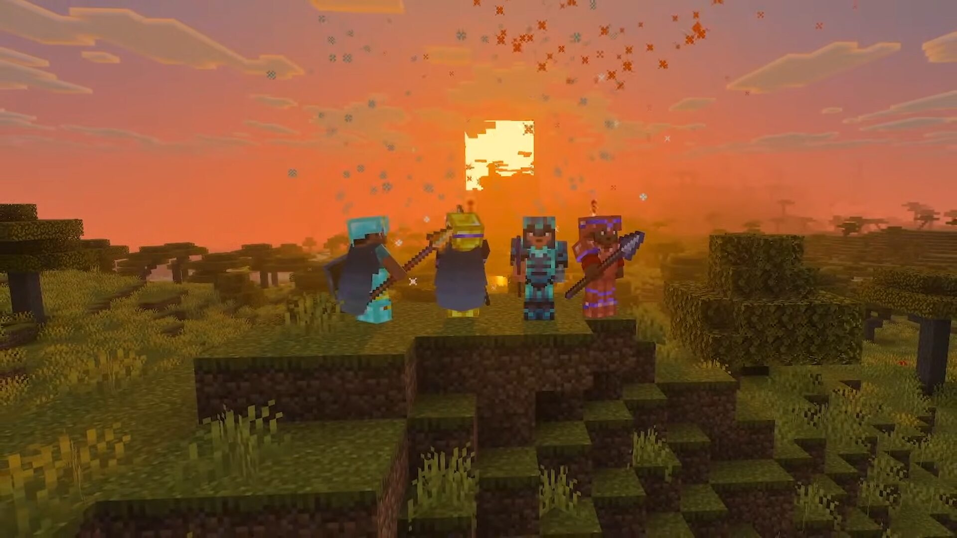 Оновлення “Mounts of Mayhem”: нові списи і динаміка бою в Minecraft