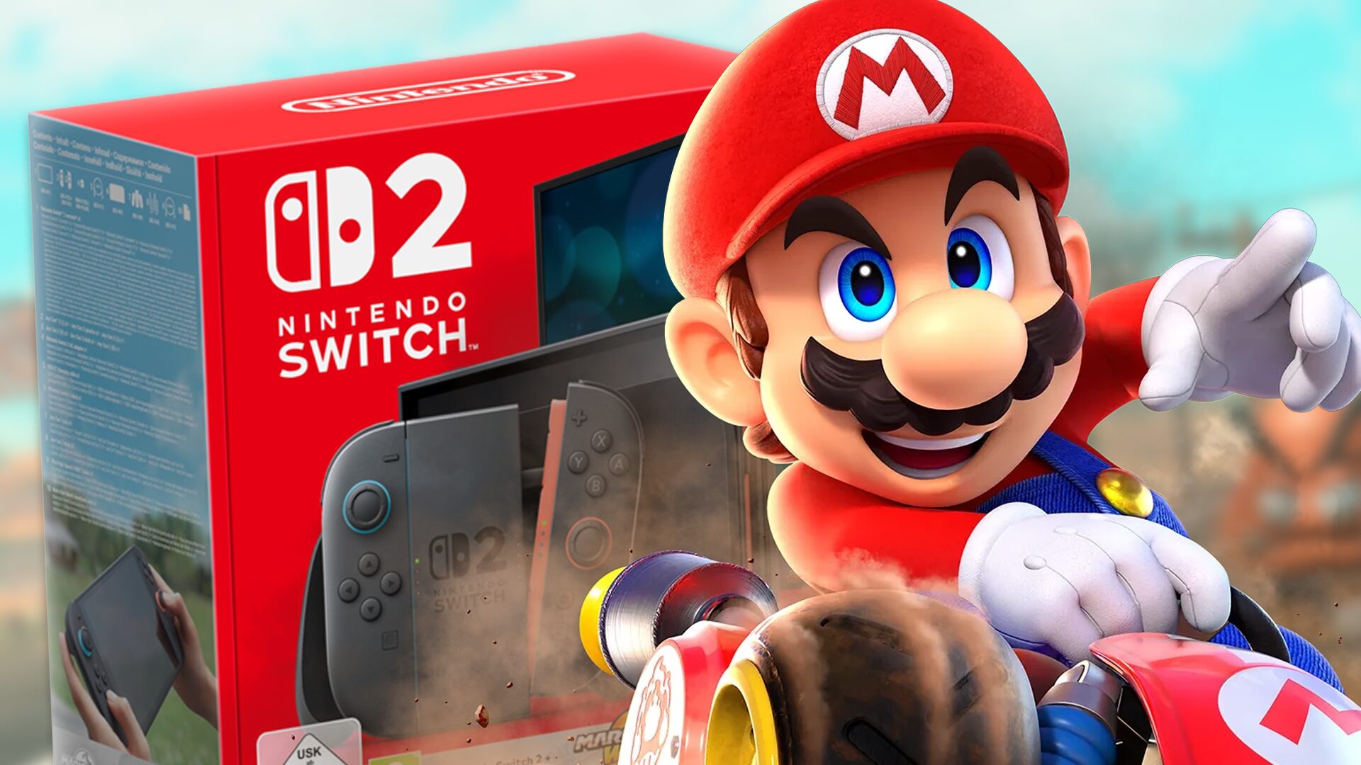 Nintendo закінчує виробництво комплекту Switch 2 з Mario Kart World